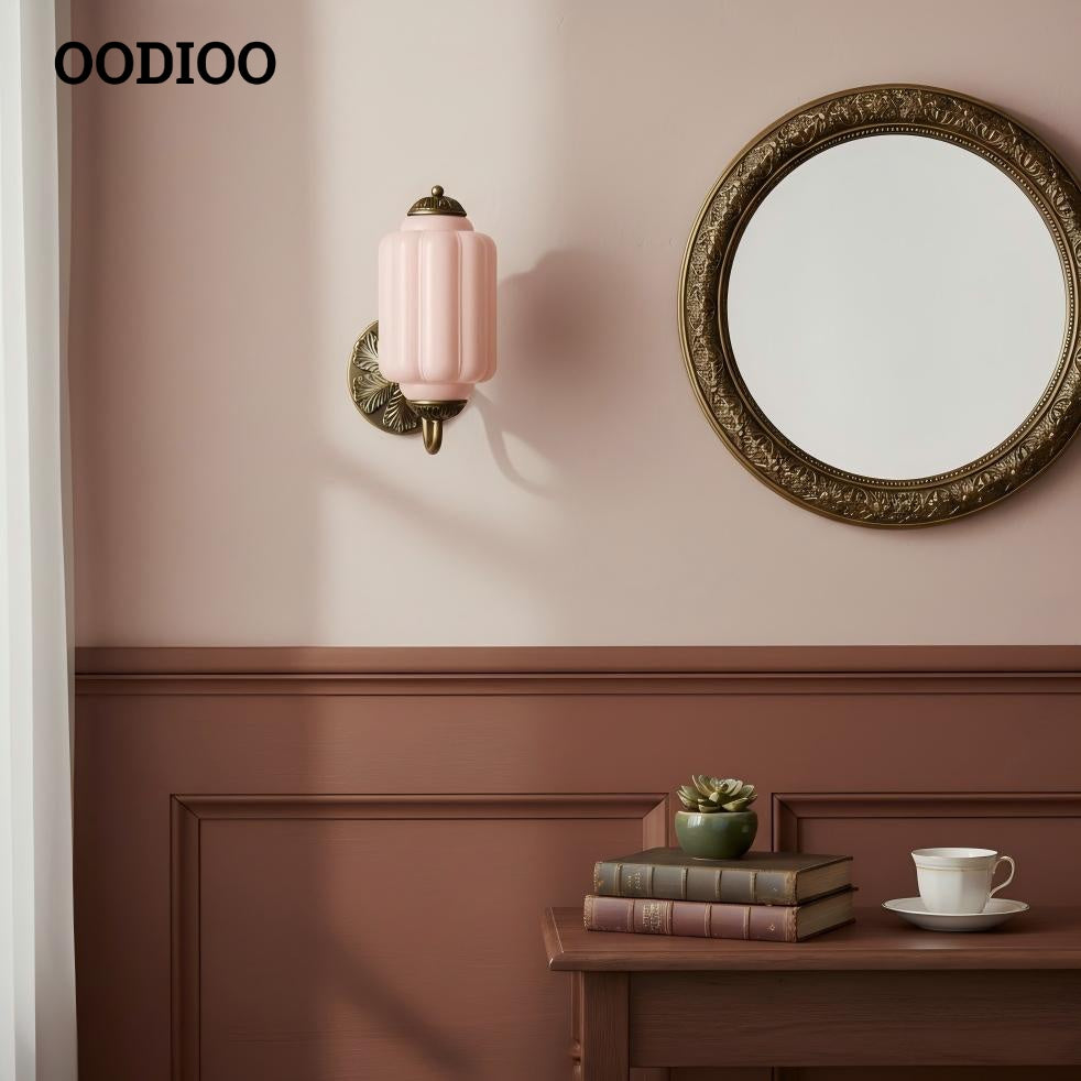 Vintage Milk Glass Sconce - Bedside Cream Eloise Wall Sconce