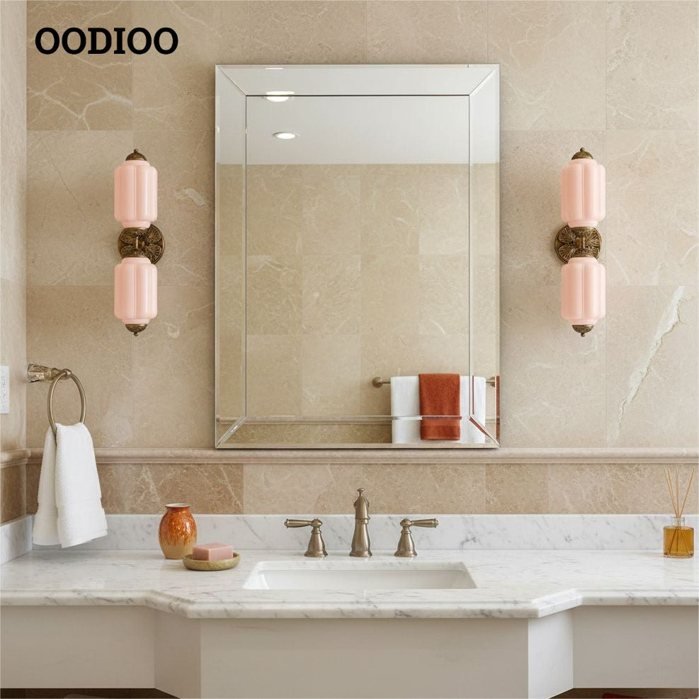 Eloise Pumkin Glass Vanity Sconce