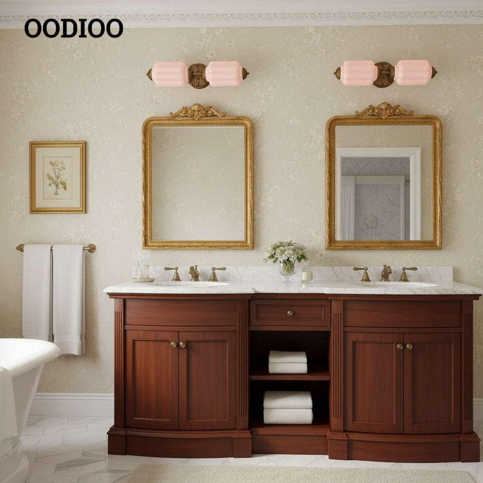 Eloise Pumkin Glass Vanity Sconce