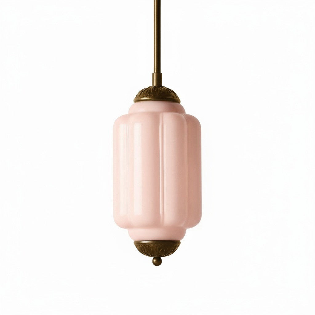 Eloise Simple Glass Irregular Lantern Pendant Lamp