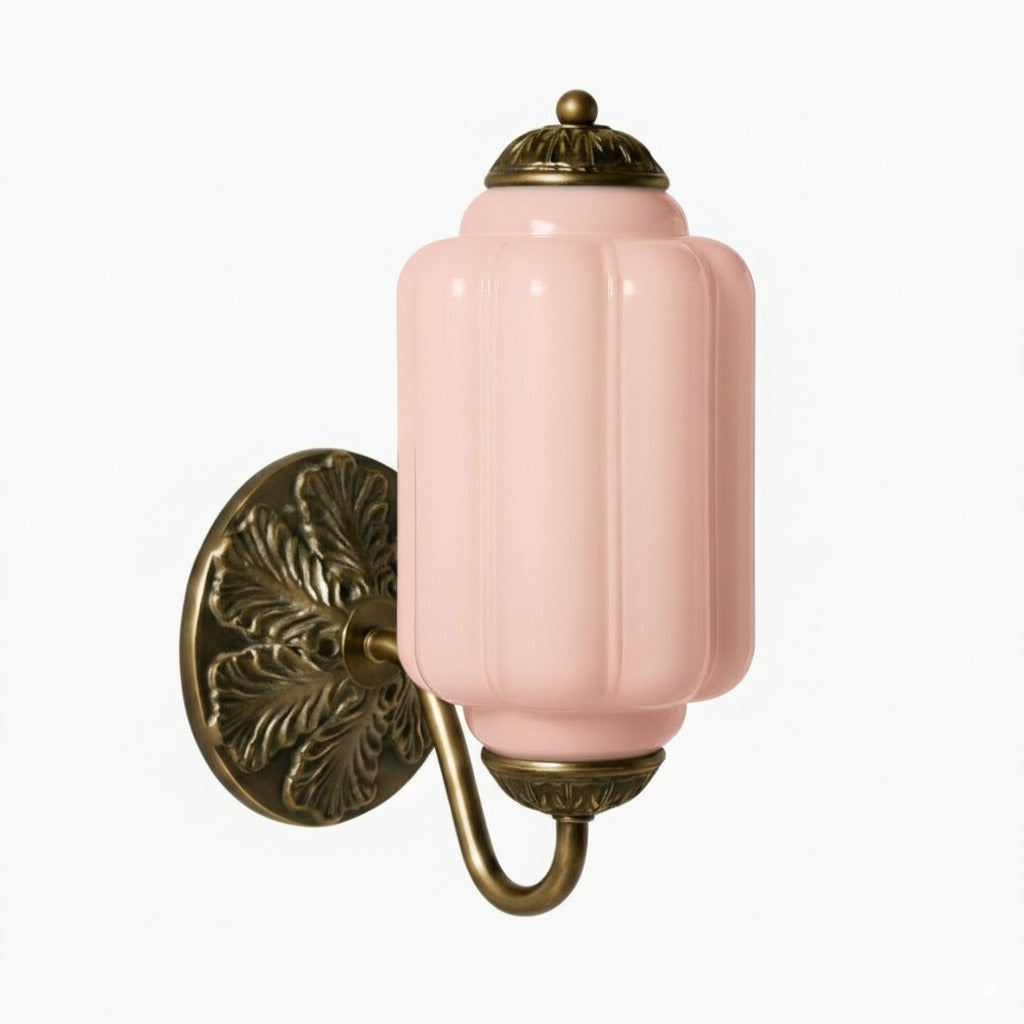 Vintage Milk Glass Sconce - Bedside Cream Eloise Wall Sconce