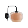 Stained Glass Bedside Wall Light – Double Dome Scandinavian Sconce