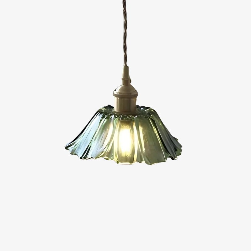 Nordic Flower Glass Pendant Light for Living Room