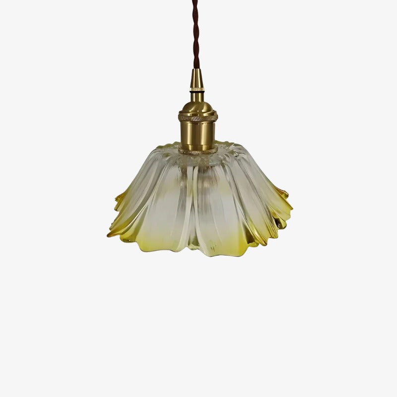 Nordic Flower Glass Pendant Light for Living Room