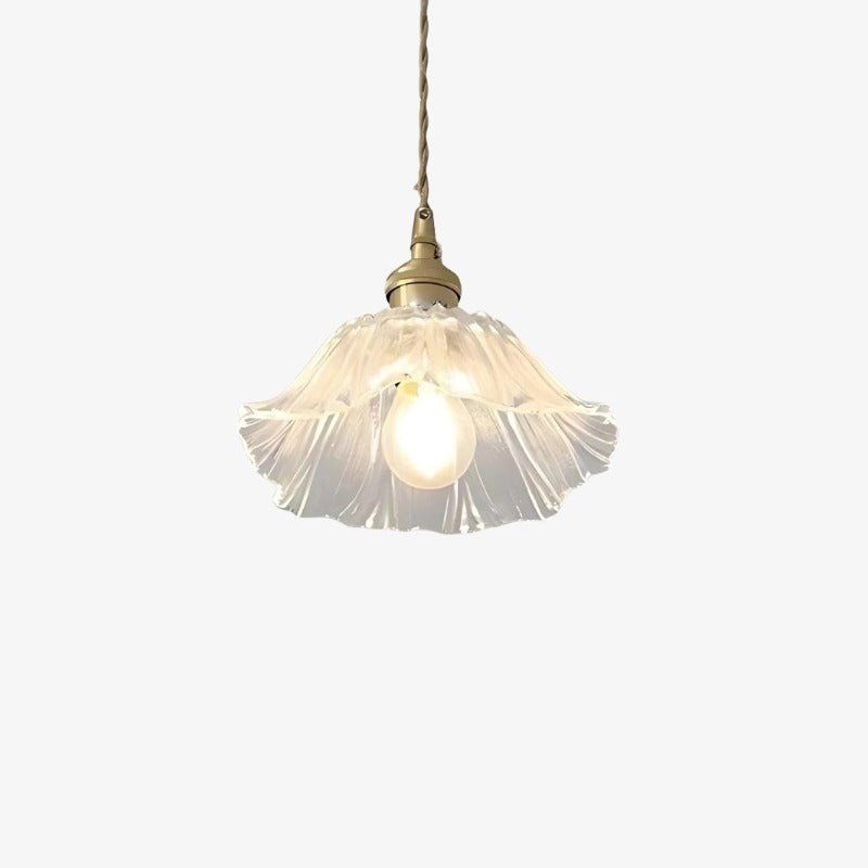 Nordic Flower Glass Pendant Light for Living Room
