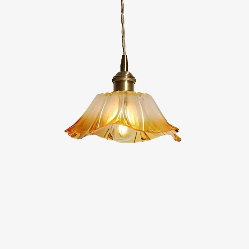 Nordic Flower Glass Pendant Light for Living Room