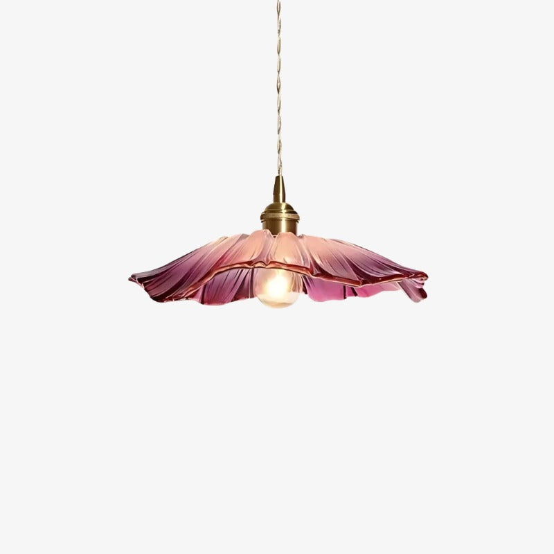 Nordic Flower Glass Pendant Light for Living Room