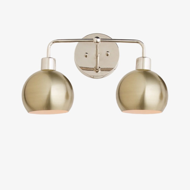 Peach Shades Double Sconce - Bubble Pop Vanity Bathroom Wall Light