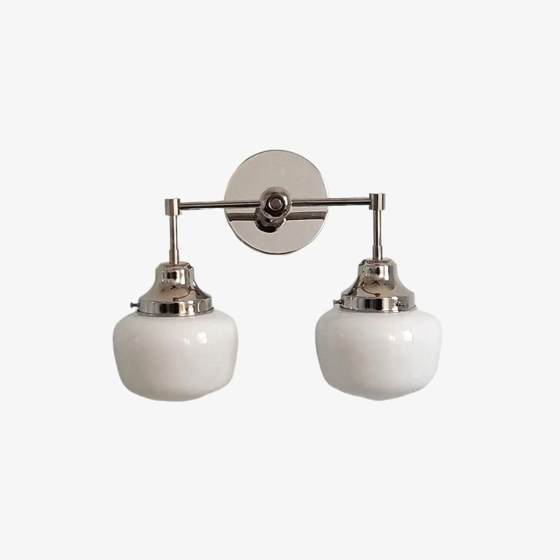 Double Wall Sconce - Metal Glass Bubble Pop Vanity Wall Light