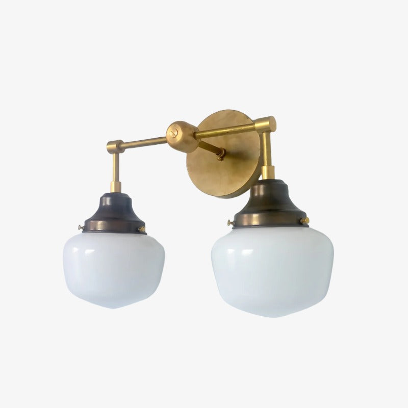 Double Wall Sconce - Metal Glass Bubble Pop Vanity Wall Light