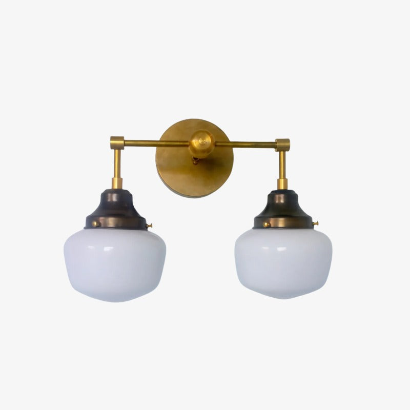 Double Wall Sconce - Metal Glass Bubble Pop Vanity Wall Light