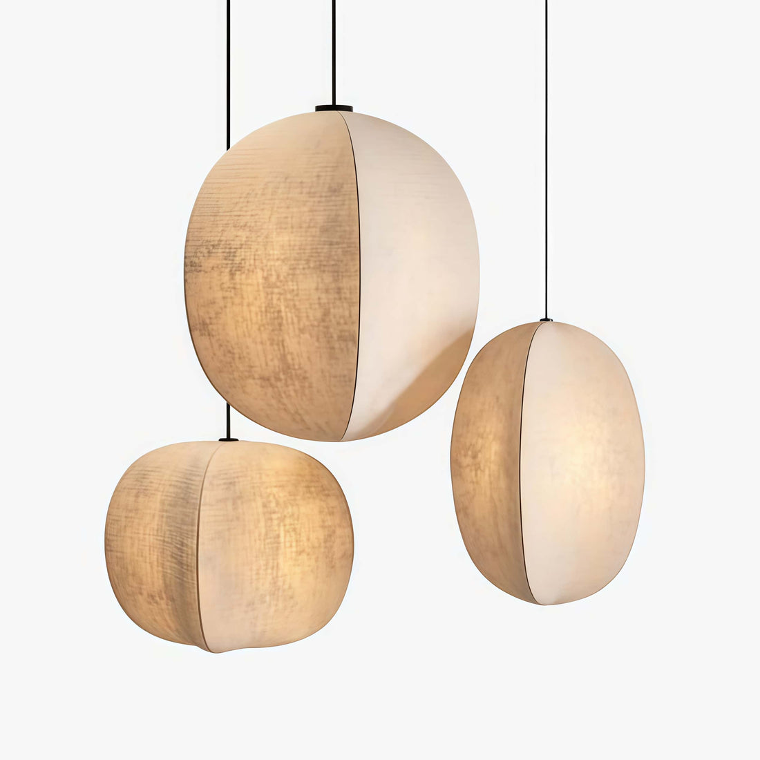 Diora Sculptural Design Pendant Light – Metal Modern Style for Living Room