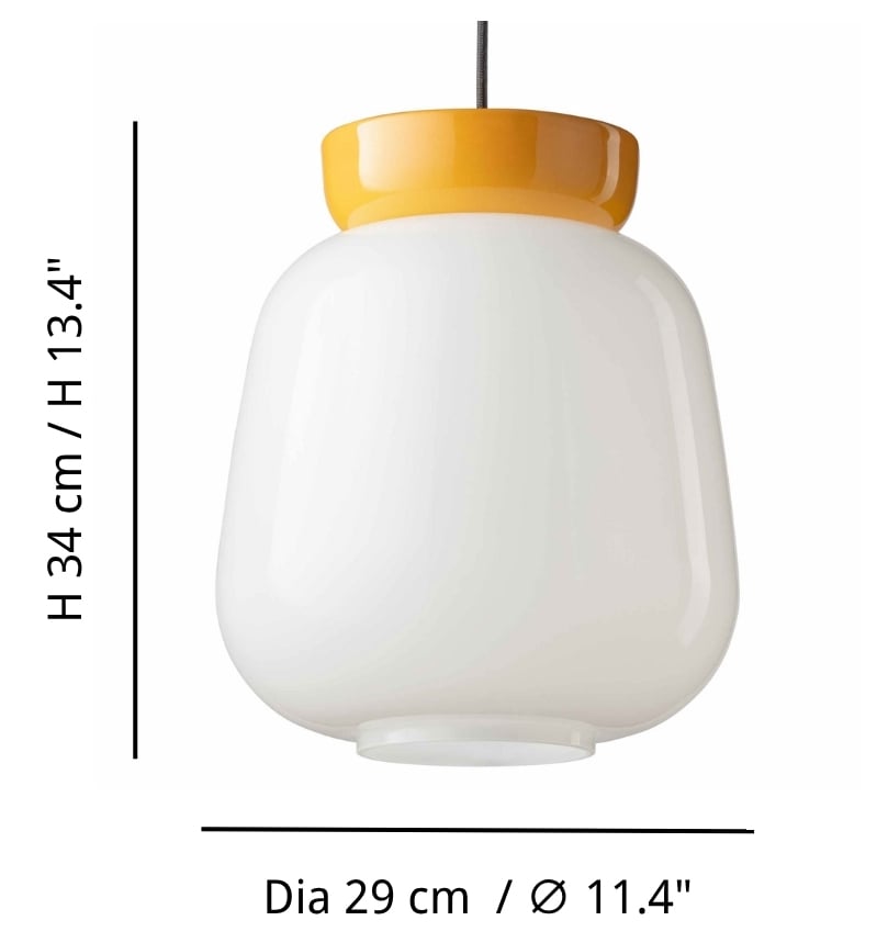 Fiesta Colorful Bowl Shaped Nordic Ceramic Pendant Lamp