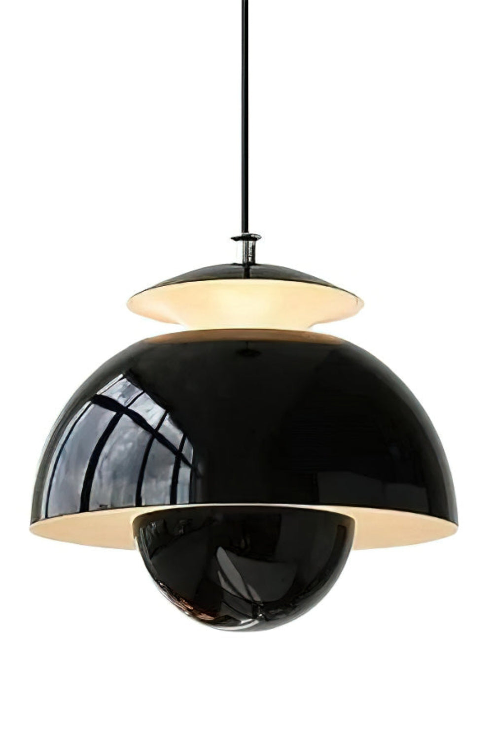 Nordic Metal Macaroon Flower Bud Shade LED Top Openable Pendant Light