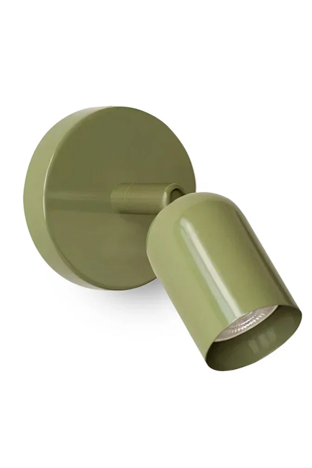 Cream Barrel Gimbal Head Wall Sconce