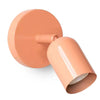 Cream Barrel Gimbal Head Wall Sconce
