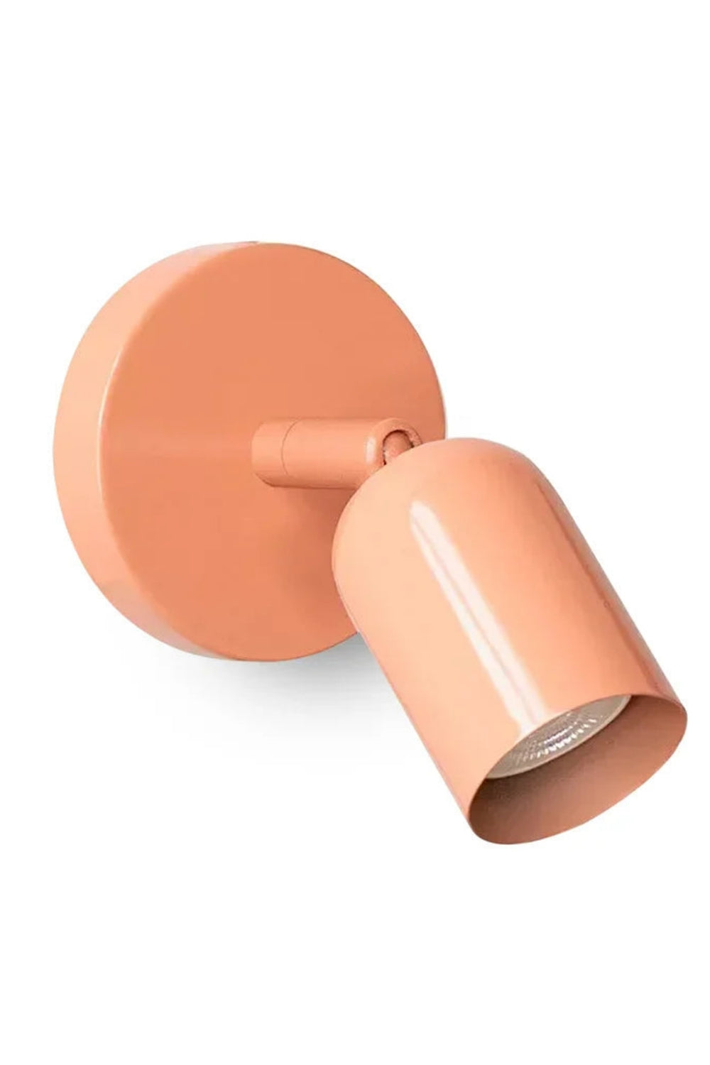 Cream Barrel Gimbal Head Wall Sconce