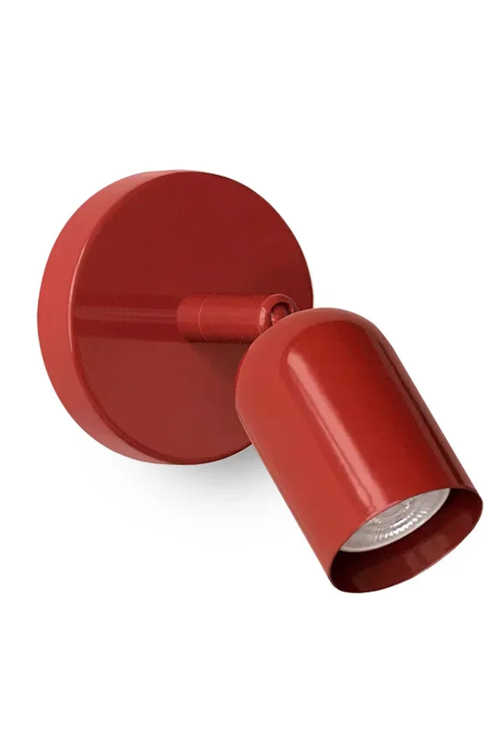 Cream Barrel Gimbal Head Wall Sconce