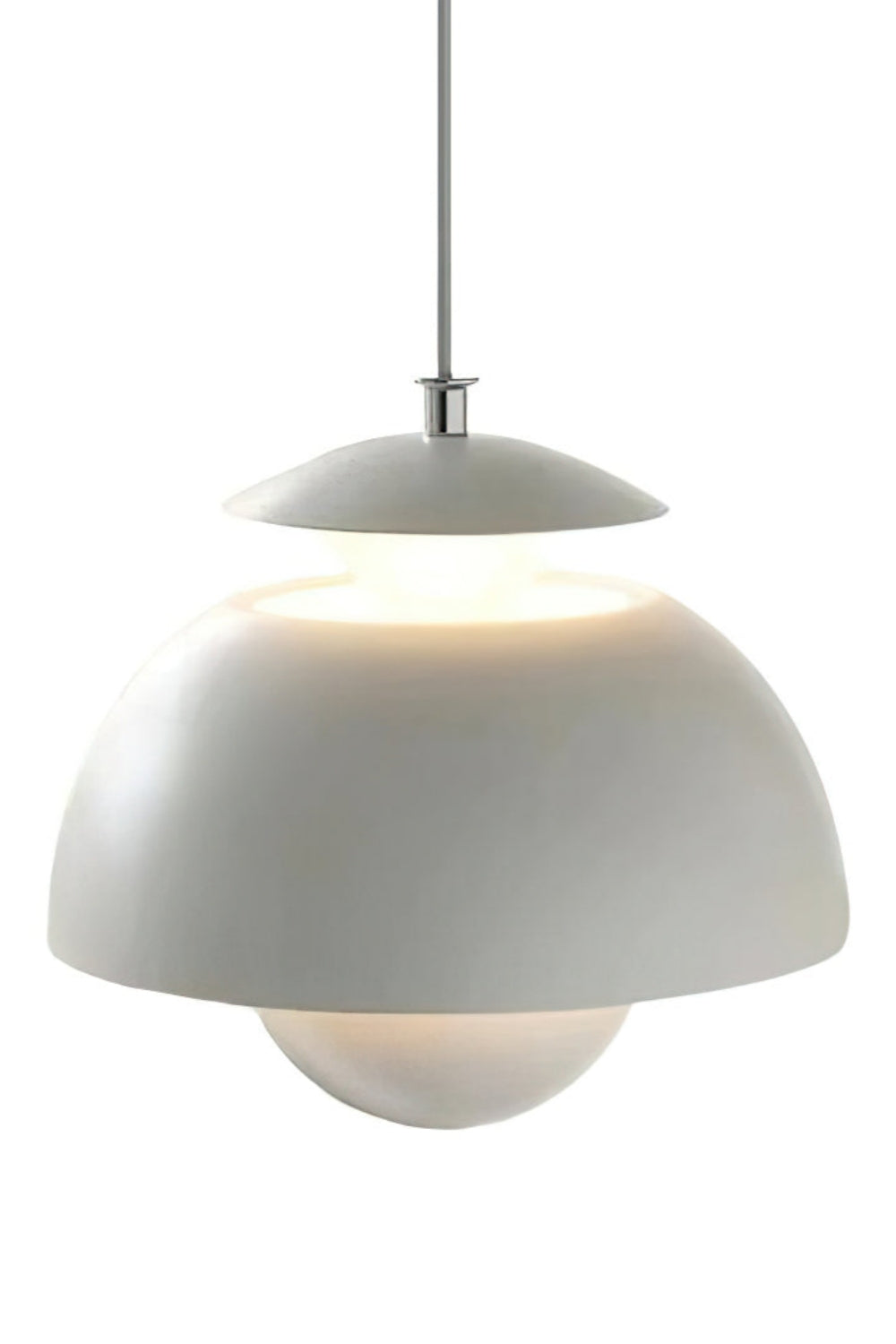 Nordic Metal Macaroon Flower Bud Shade LED Top Openable Pendant Light