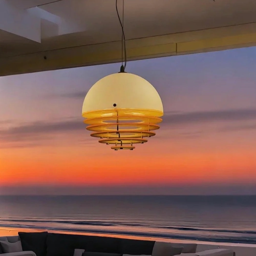 Modern Sunset Pendant – Orange & Blue Mood Light For Any Room