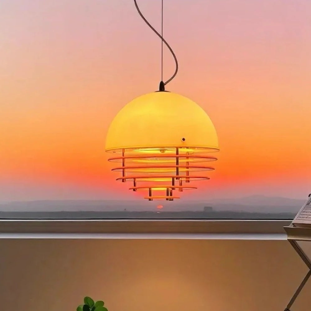 Modern Sunset Pendant – Orange & Blue Mood Light For Any Room