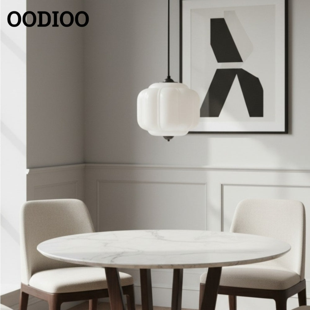 American Vintage Eloise Pendant Lamp With Glass Shade