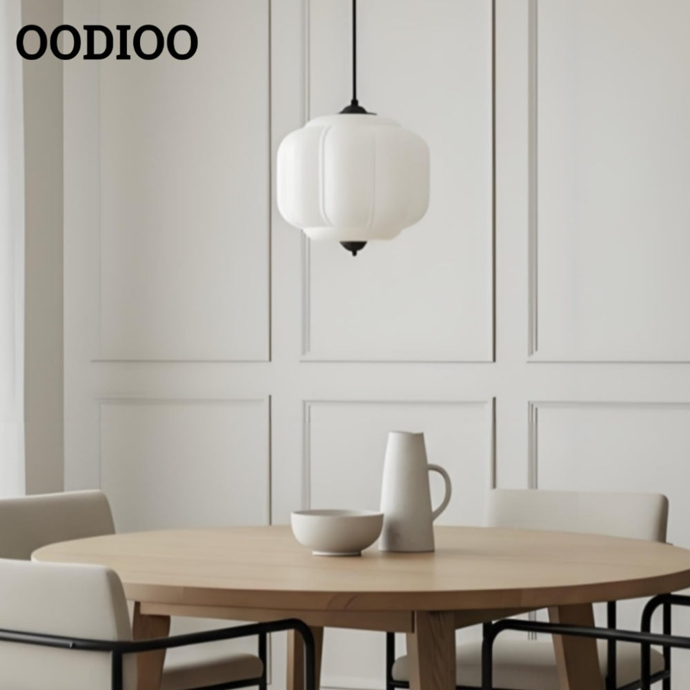 American Vintage Eloise Pendant Lamp With Glass Shade