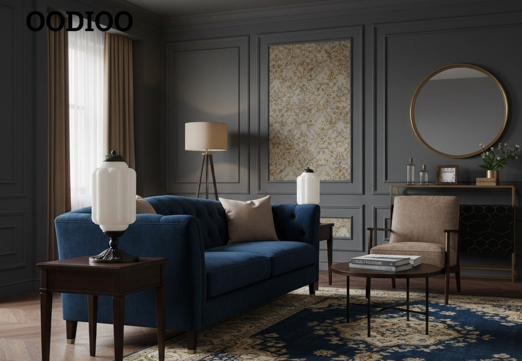 Eloise Vintage Glass Pumpkin Table Lamp