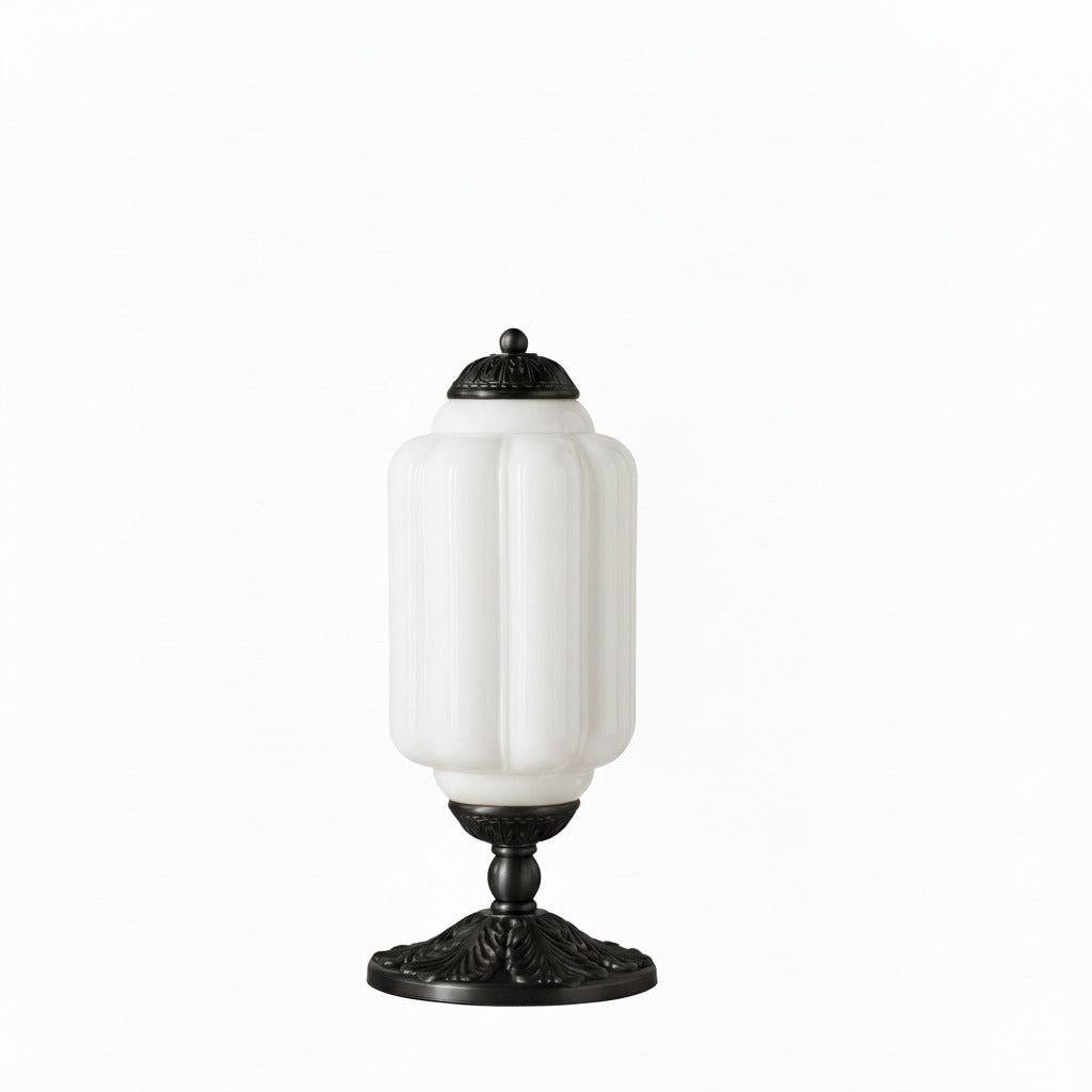 Eloise Vintage Glass Led Pumpkin Table Lamp