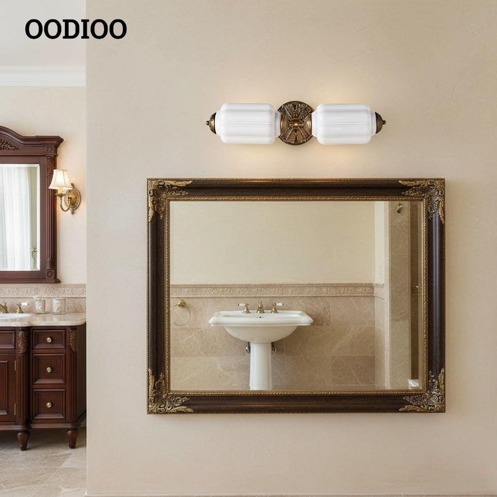 Eloise Pumkin Glass Vanity Sconce