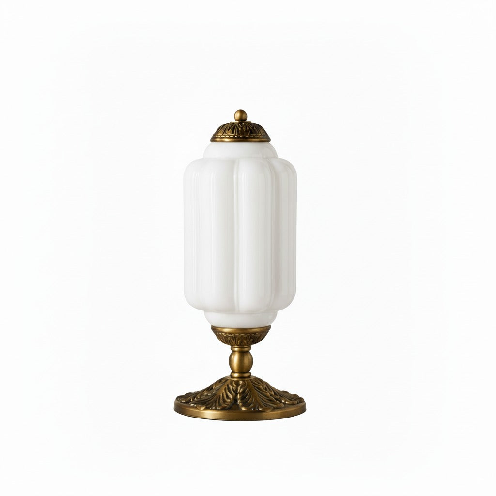 Eloise Vintage Glass Led Pumpkin Table Lamp