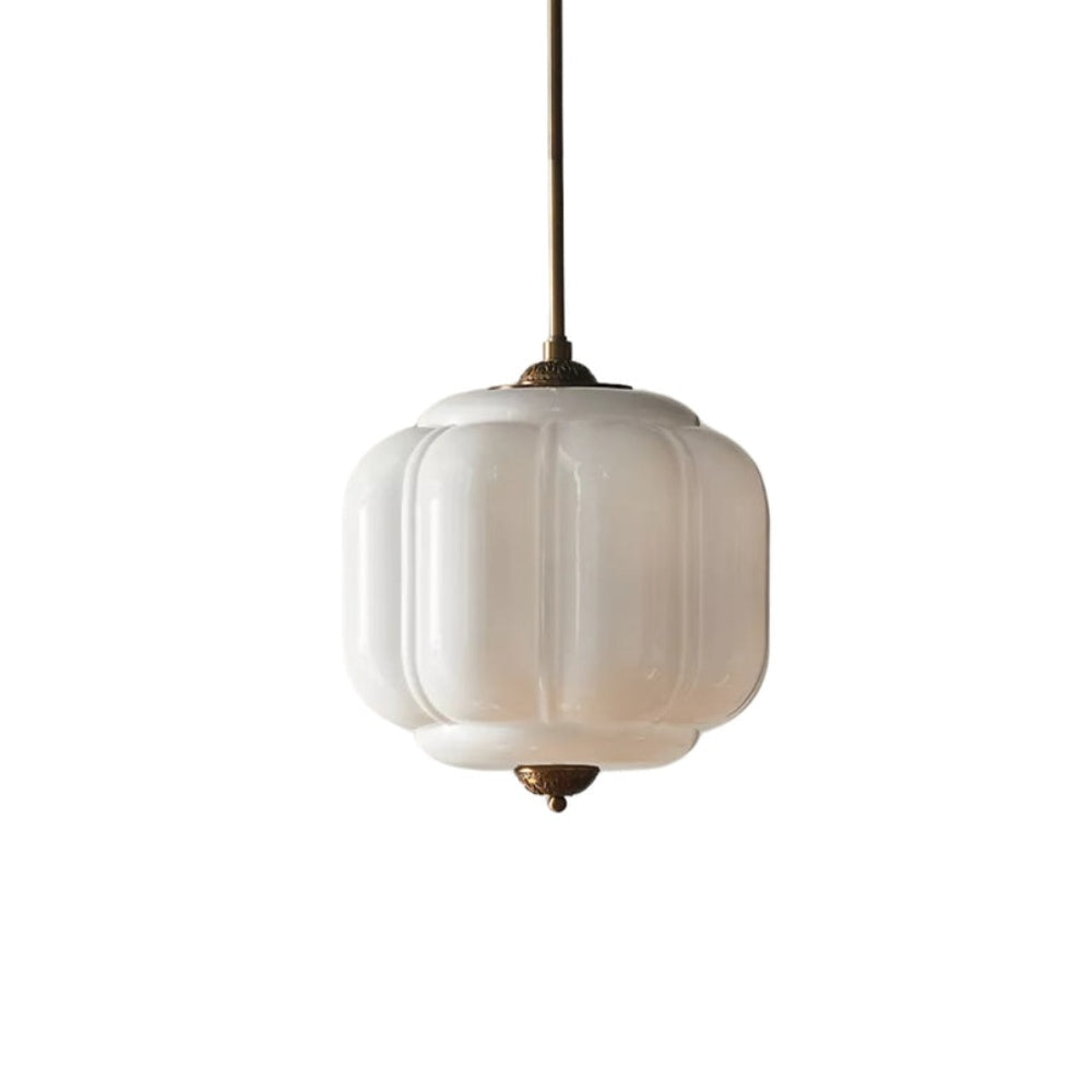 American Vintage Eloise Pendant Lamp With Glass Shade
