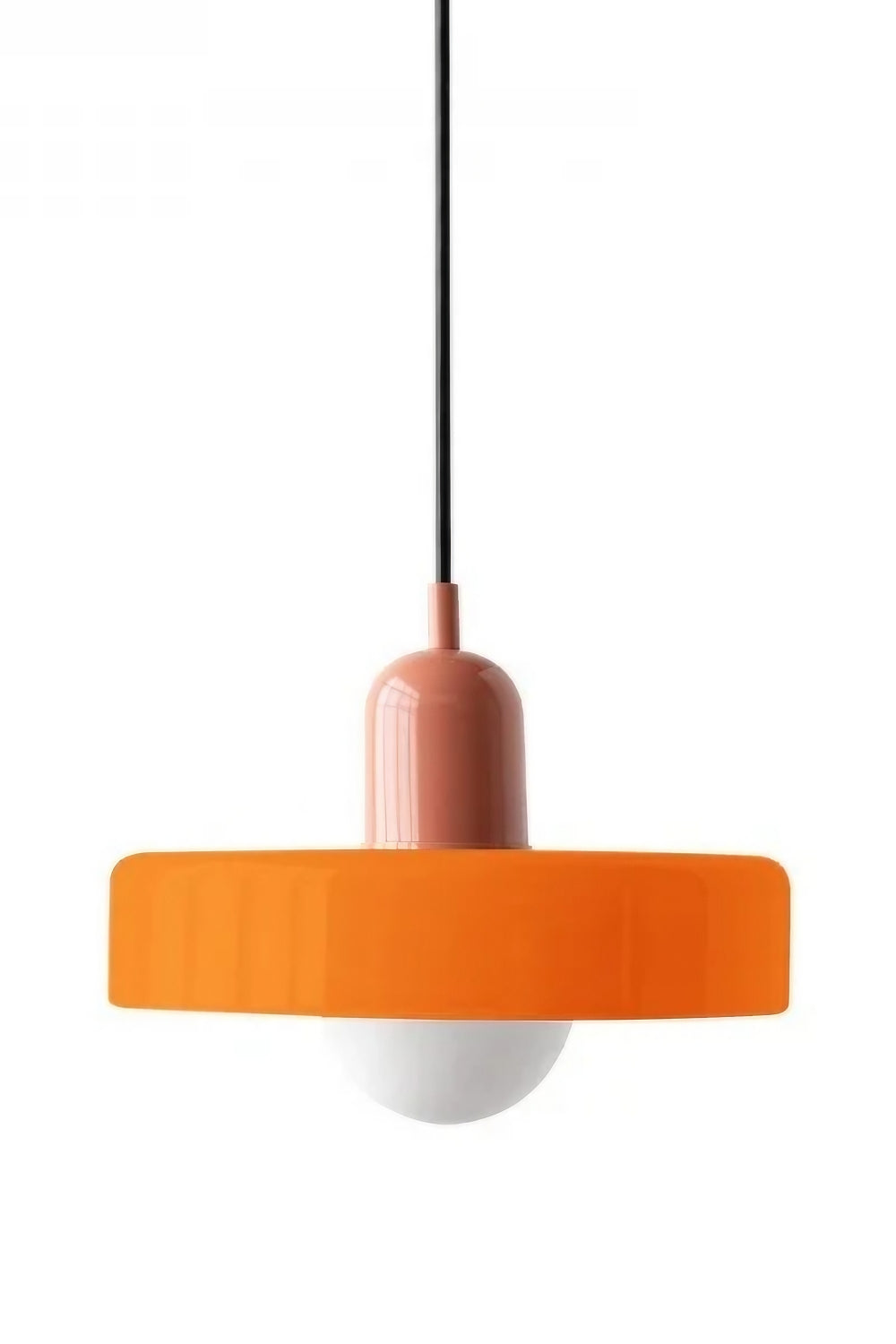Morandi Modern Style Disc Glass Pendant Lamp
