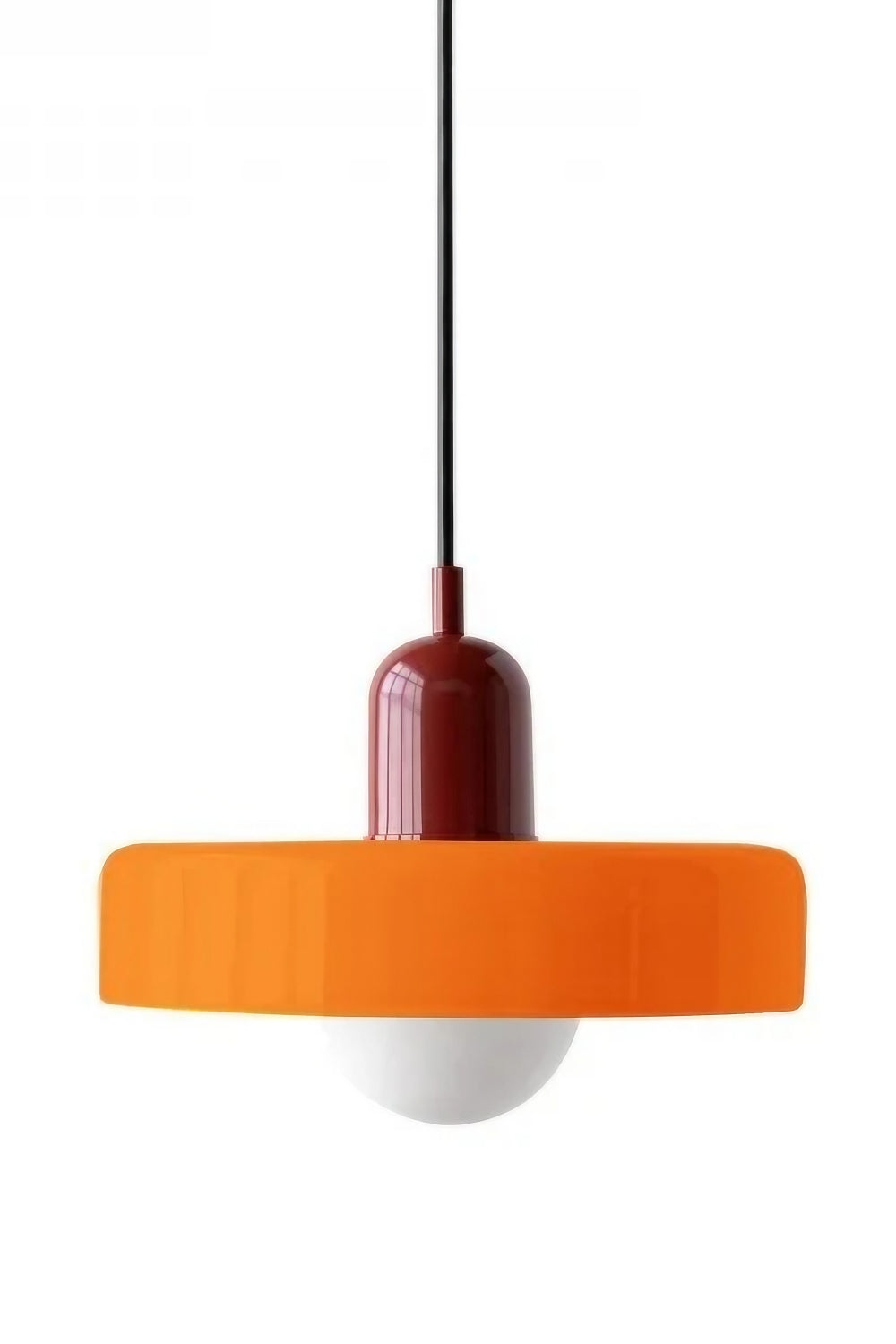 Morandi Modern Style Disc Glass Pendant Lamp