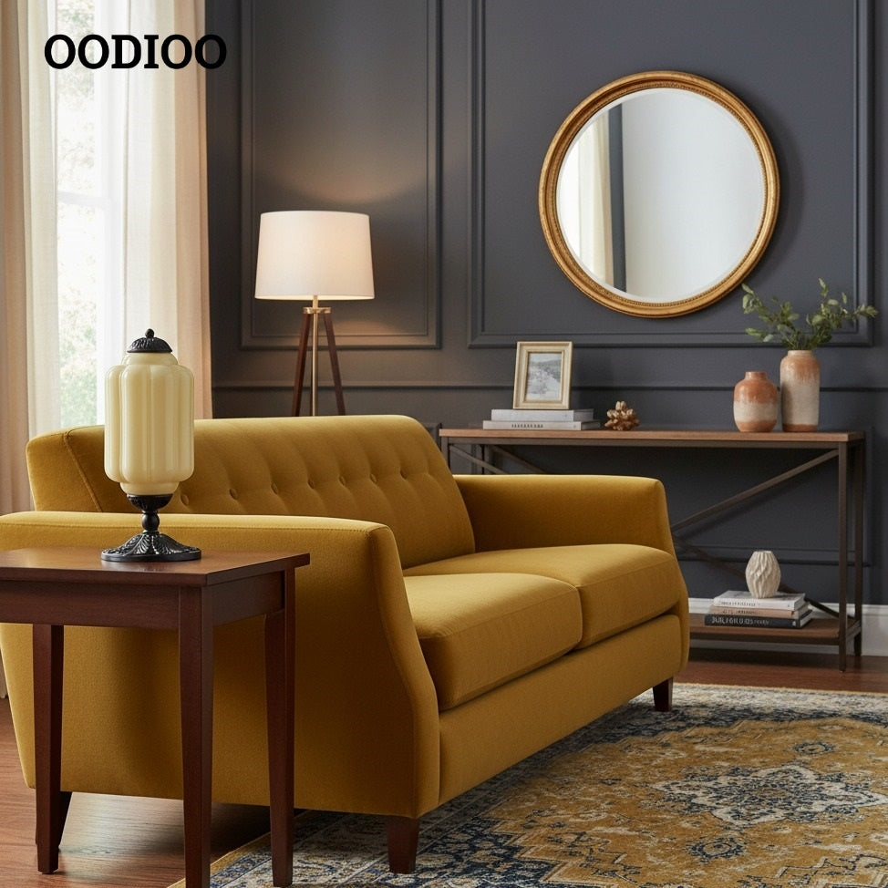 Eloise Vintage Glass Pumpkin Table Lamp