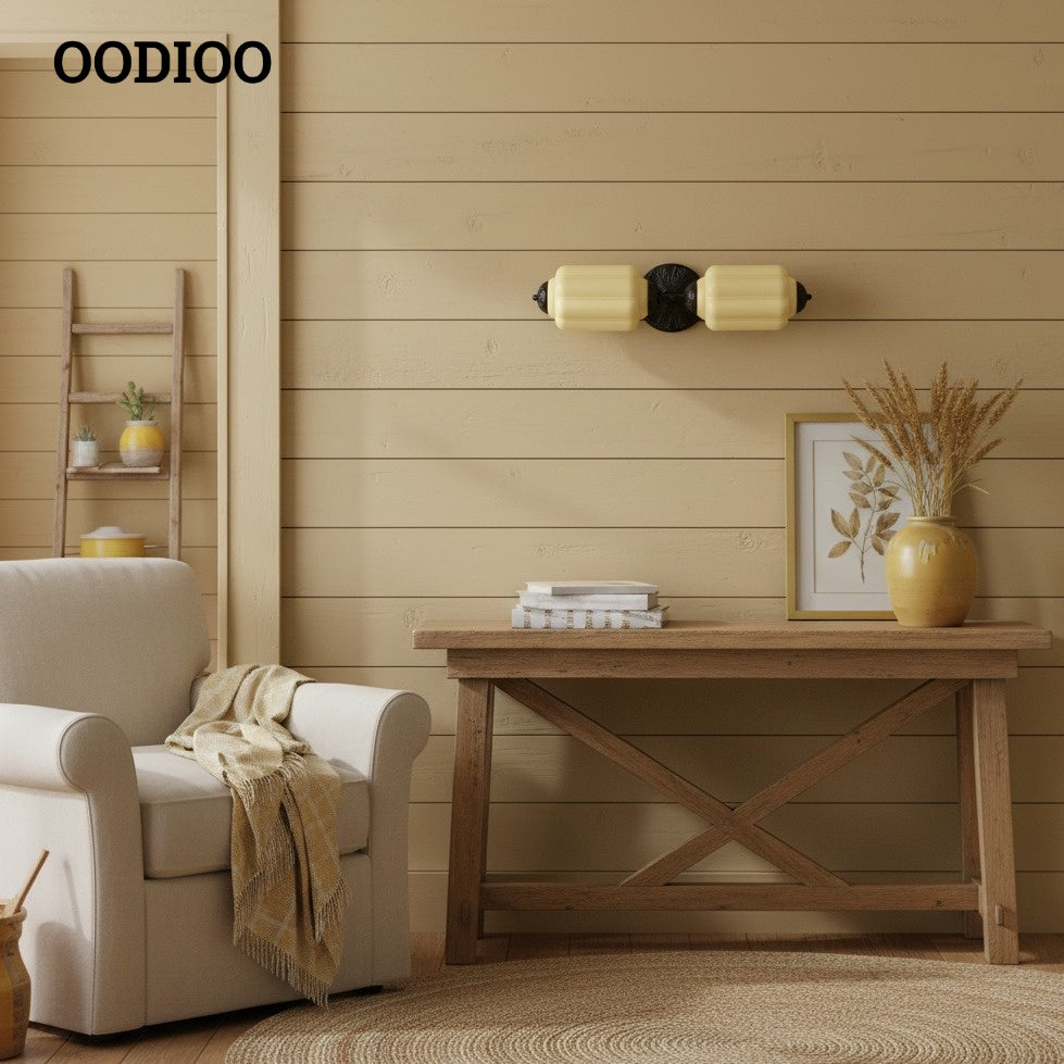 Eloise Pumkin Glass Vanity Sconce