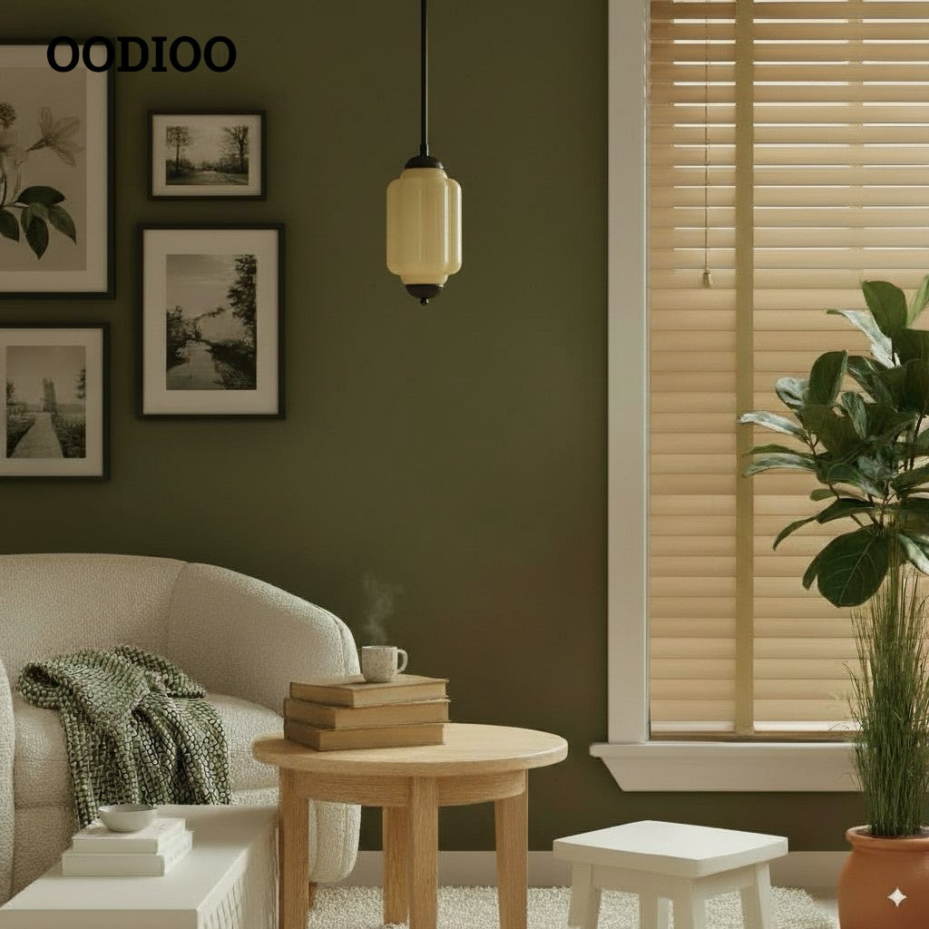 Eloise Simple Glass Irregular Lantern Pendant Lamp