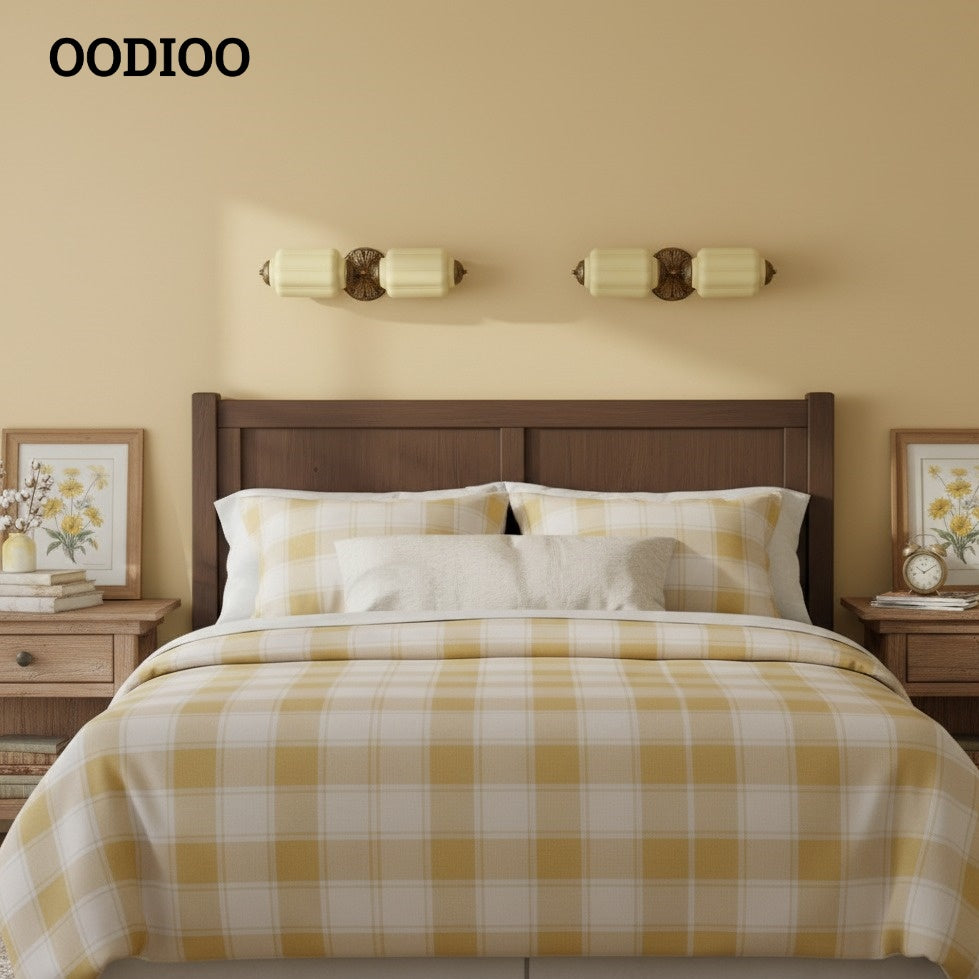 Eloise Pumkin Glass Vanity Sconce