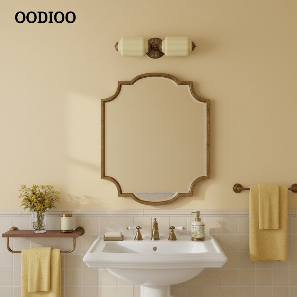 Eloise Pumkin Glass Vanity Sconce