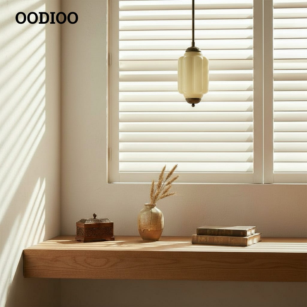 Eloise Simple Glass Irregular Lantern Pendant Lamp