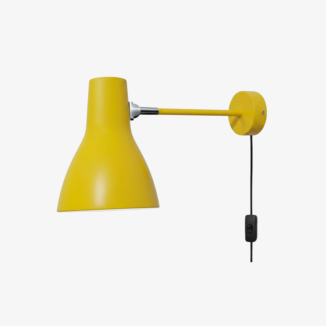 Type 75 Contemporary Adjustable Wall Light with Metal Shade for Home Use